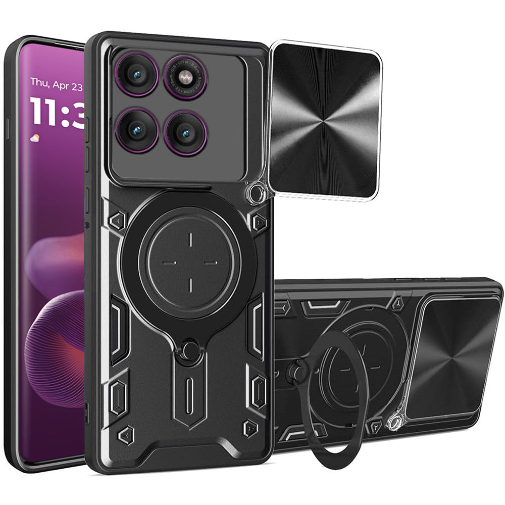 Θήκη για Motorola Edge 60 Pro, Techsuit, CamGuard Pro, Μαύρο