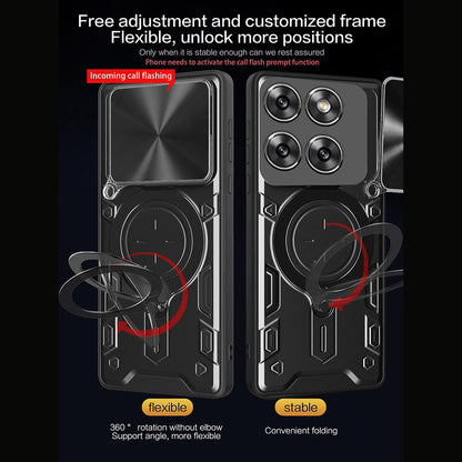 Θήκη για Motorola Edge 60 Pro, Techsuit, CamGuard Pro, Ροζ Χρυσό