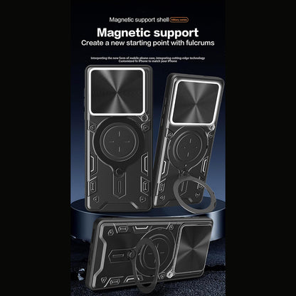 Θήκη για Motorola Edge 60 Pro, Techsuit, CamGuard Pro, Ροζ Χρυσό