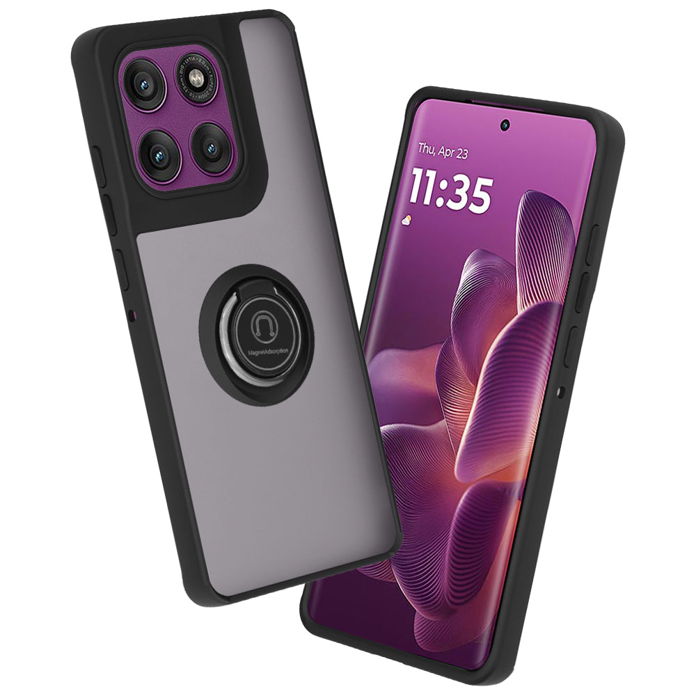 Θήκη για Motorola Edge 60 Pro, Techsuit, Glinth, Μαύρη