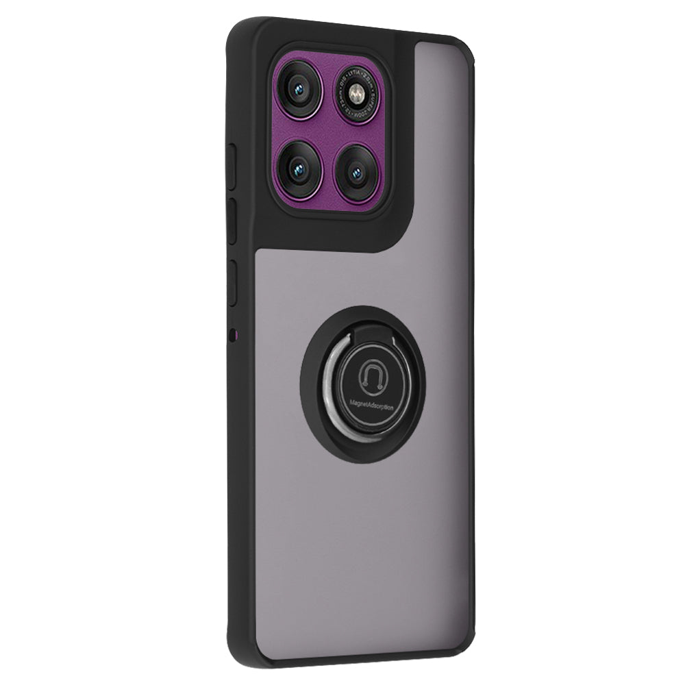 Θήκη για Motorola Edge 60 Pro, Techsuit, Glinth, Μαύρη