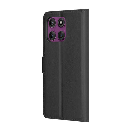 Θήκη για Motorola Edge 60 Pro, Techsuit, Leather Folio, Μαύρη