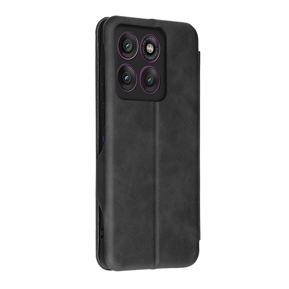 Θήκη για Motorola Edge 60 Pro, Techsuit, Safe Wallet Plus, Μαύρη
