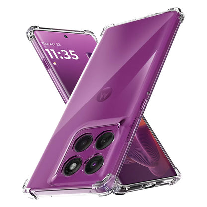 Θήκη για Motorola Edge 60 Pro, Techsuit, Ανθεκτική σε Κρούσεις Διαφανής, Διάφανη