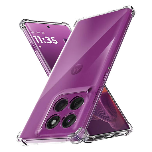 Θήκη για Motorola Edge 60 Pro, Techsuit, Ανθεκτική σε Κρούσεις Διαφανής, Διάφανη