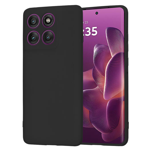 Θήκη για Motorola Edge 60 Pro, Techsuit, SoftFlex, Μαύρη