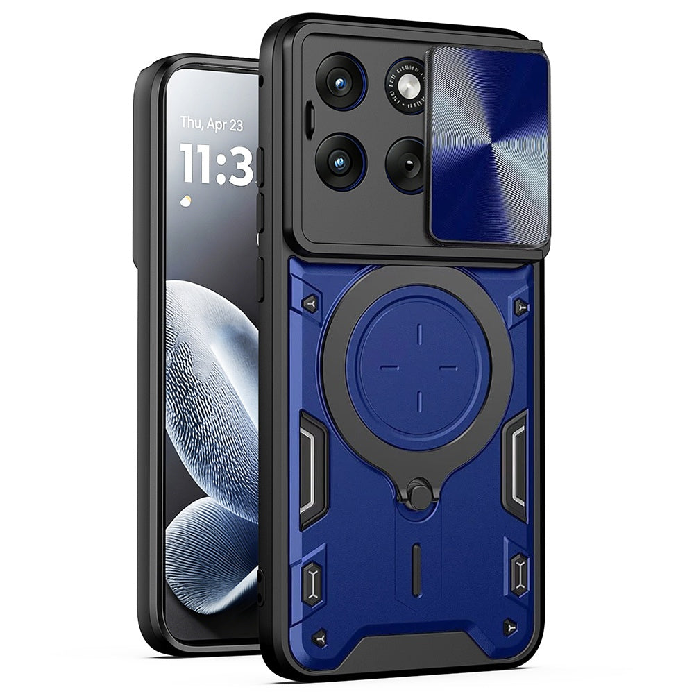 Θήκη για Motorola Edge 70 Fusion, Techsuit, CamGuard Pro, Μπλε