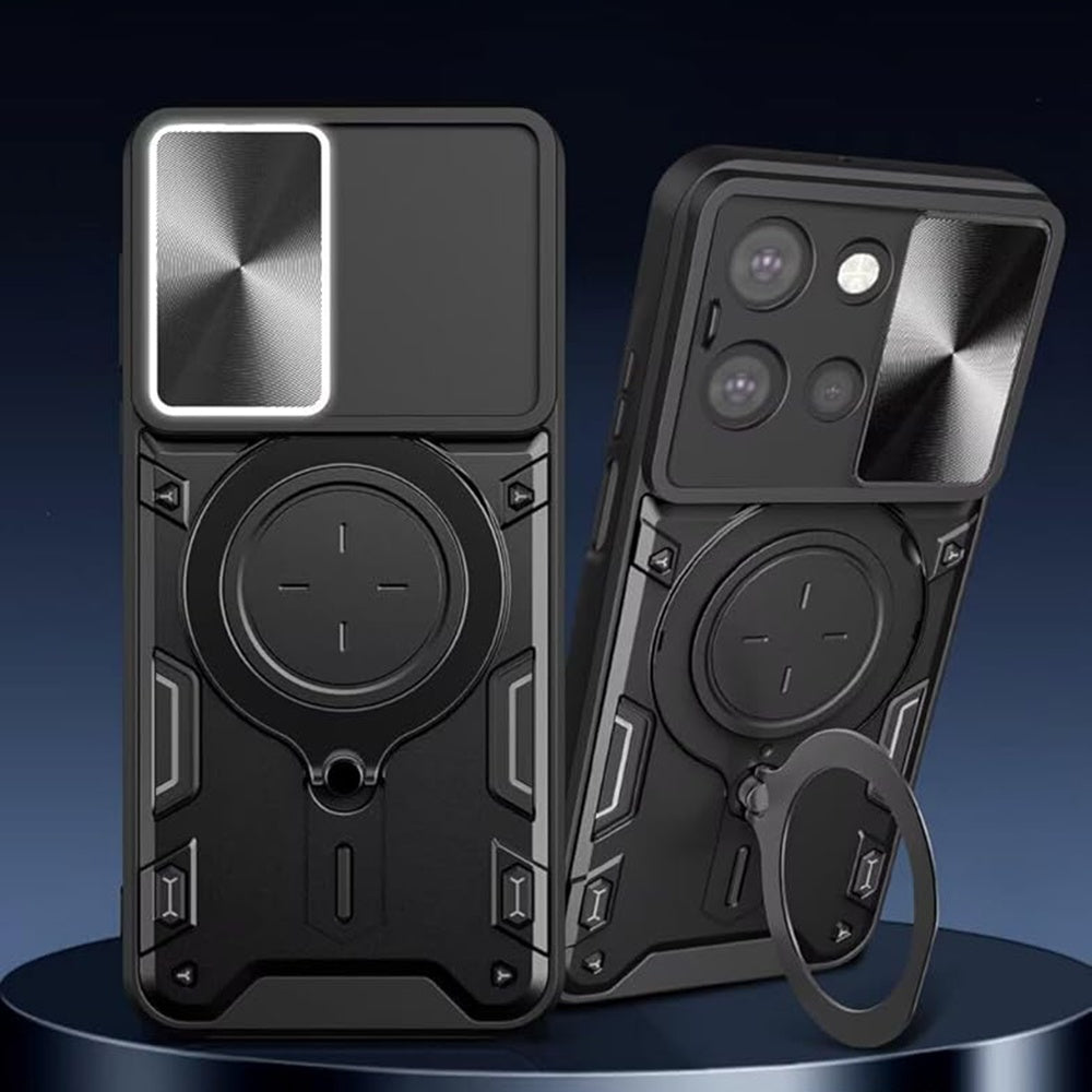 Θήκη για Motorola Edge 70 Fusion, Techsuit, CamGuard Pro, Μπλε