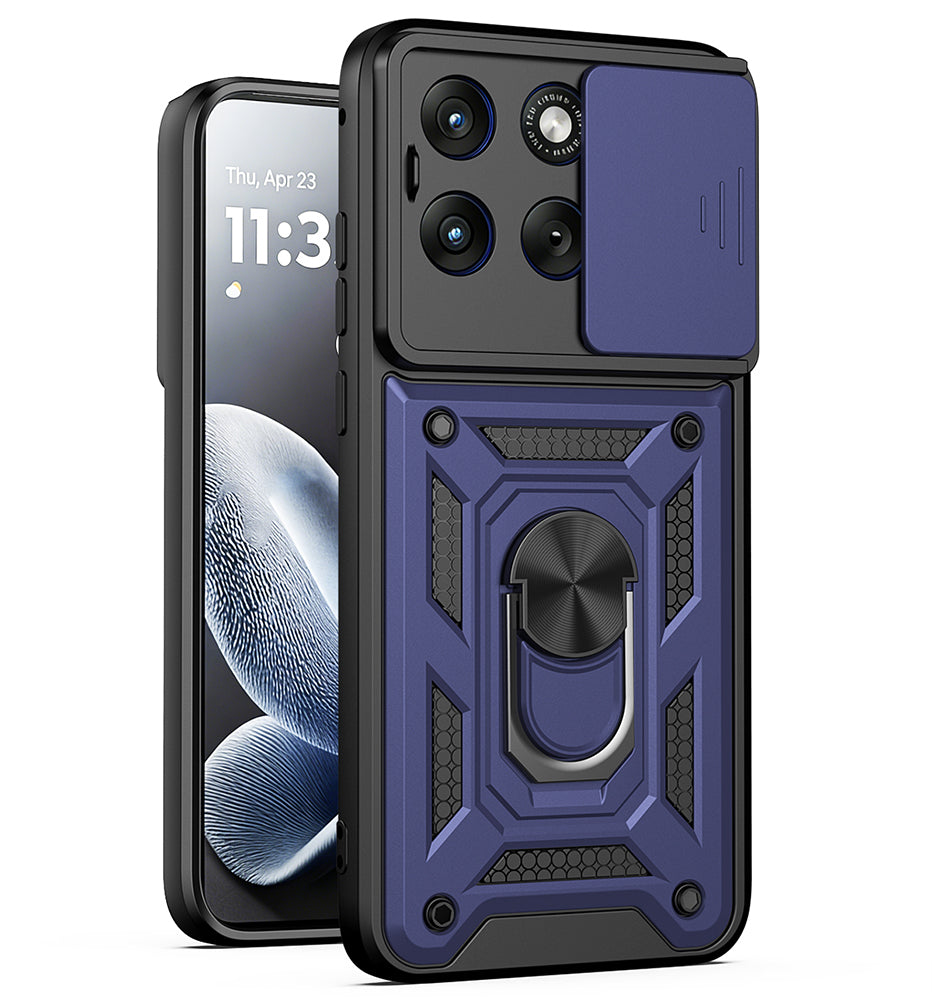 Θήκη για Motorola Edge 70 Fusion, Techsuit, CamShield, Μπλε