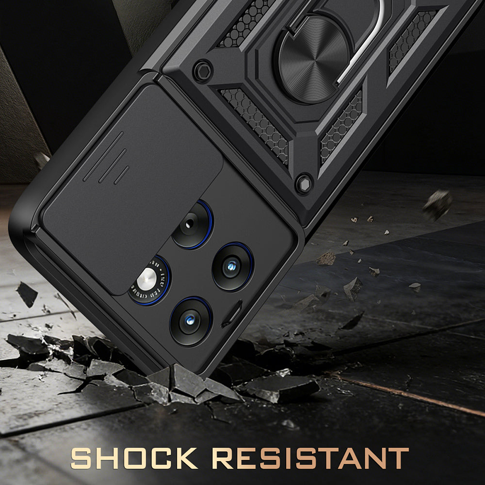 Case for Motorola Edge 70 Fusion, Techsuit, CamShield, Gold