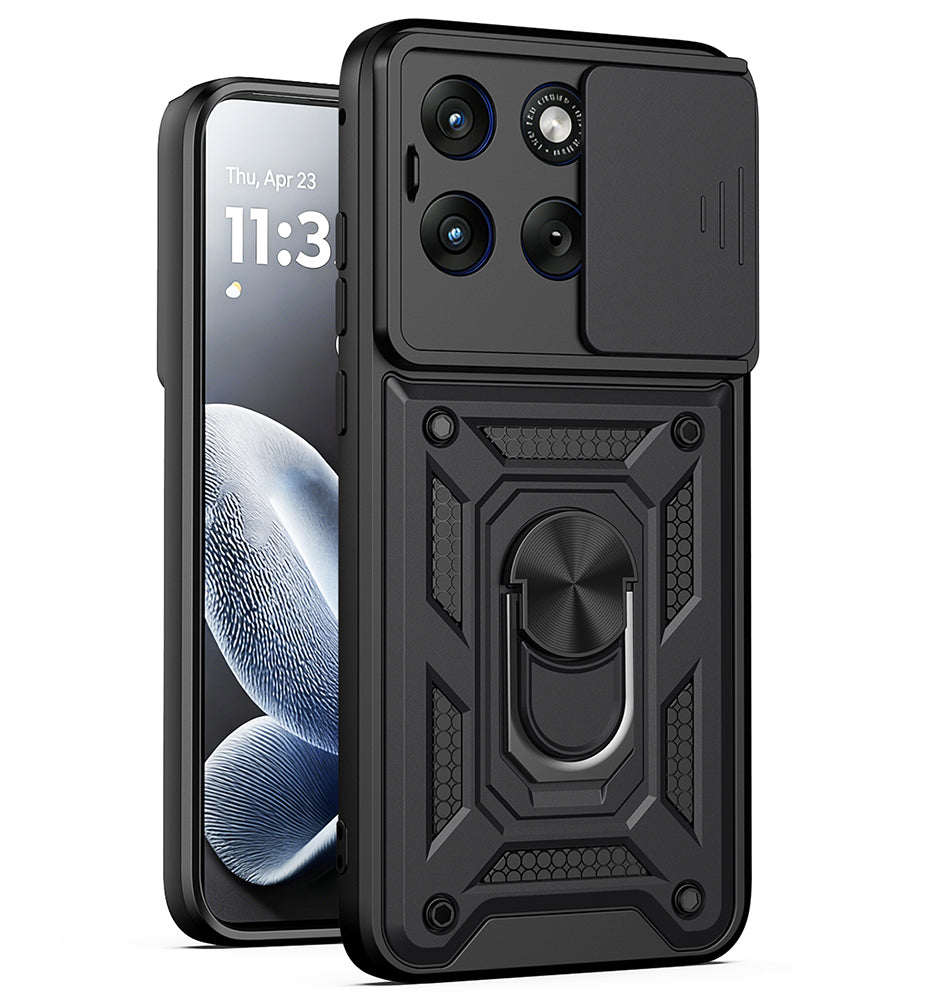 Θήκη για Motorola Edge 70 Fusion, Techsuit, CamShield, Μαύρη