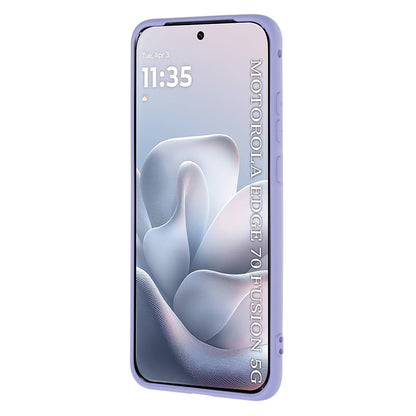 Θήκη για Motorola Edge 70 Fusion, Techsuit, SoftFlex, Ανοιχτό Μωβ