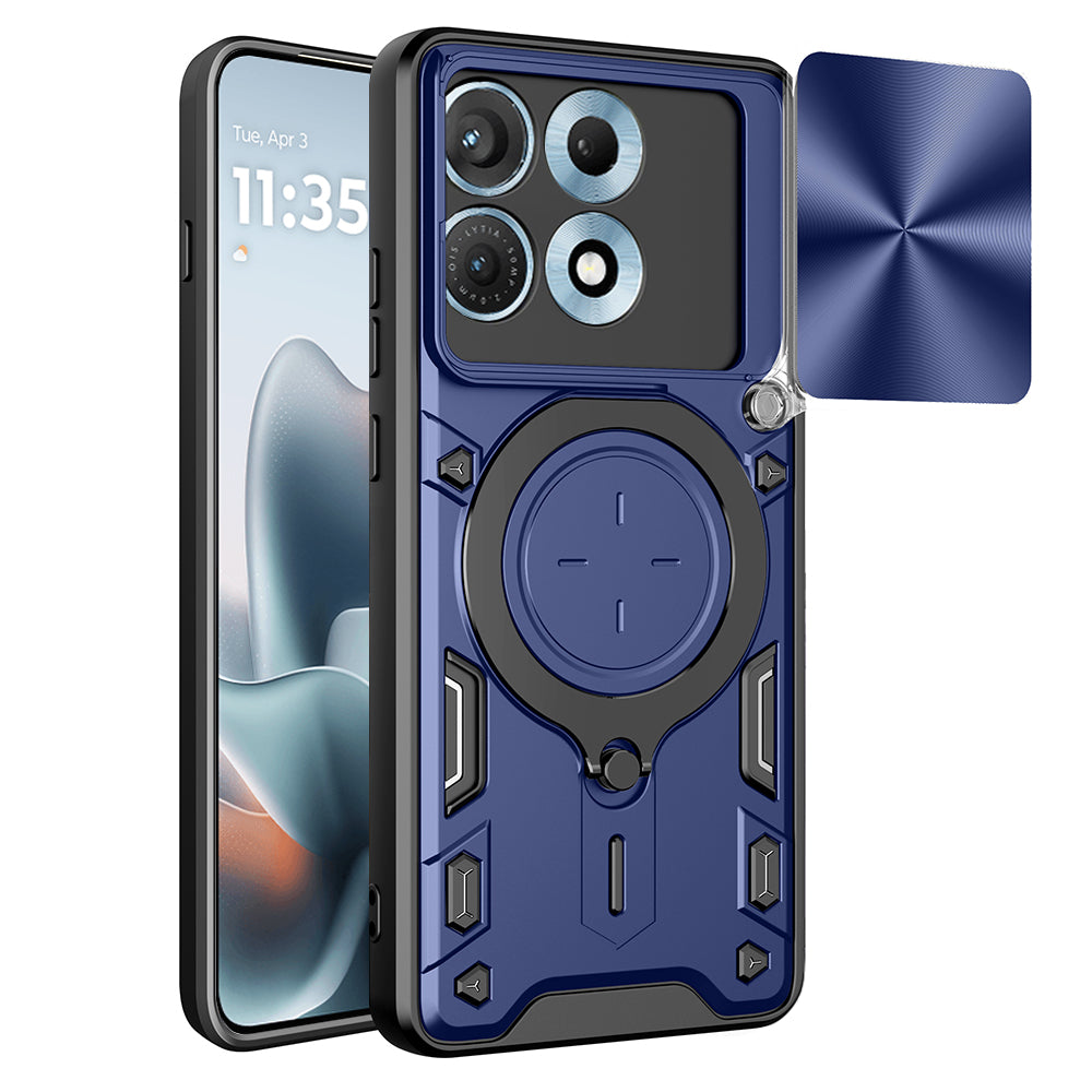Case for Motorola Edge 70 Max, Techsuit, CamGuard Pro, Blue
