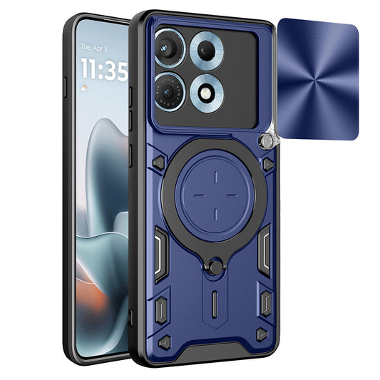 Θήκη για Motorola Edge 70 Max, Techsuit, CamGuard Pro, Μπλε