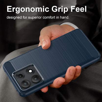 Θήκη για Motorola Edge 70 Max, Techsuit, Carbon, Μπλε