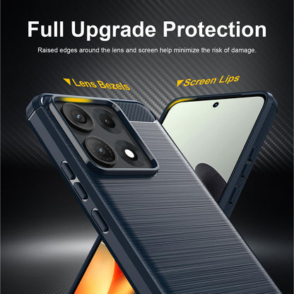 Θήκη για Motorola Edge 70 Max, Techsuit, Carbon, Μπλε