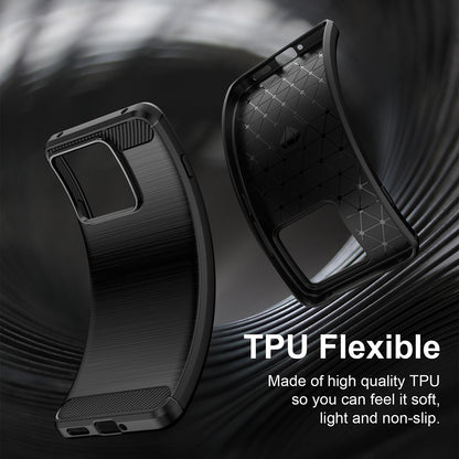 Θήκη για Motorola Edge 70 Max, Techsuit, Carbon, Μαύρο