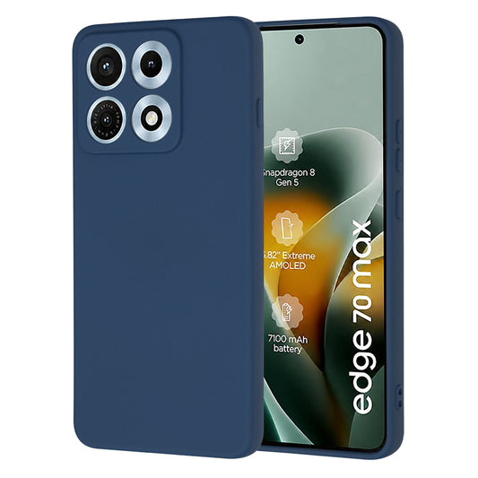 Θήκη για Motorola Edge 70 Max, Techsuit, SoftFlex, Μπλε σκούρο