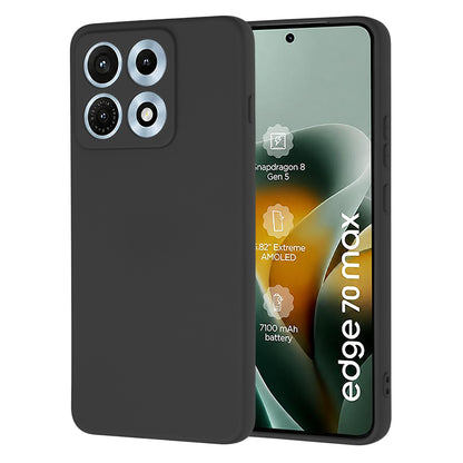 Case for Motorola Edge 70 Max, Techsuit, SoftFlex, Black