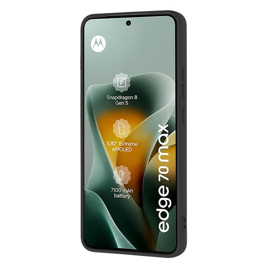 Θήκη για Motorola Edge 70 Max, Techsuit, SoftFlex, Μαύρη
