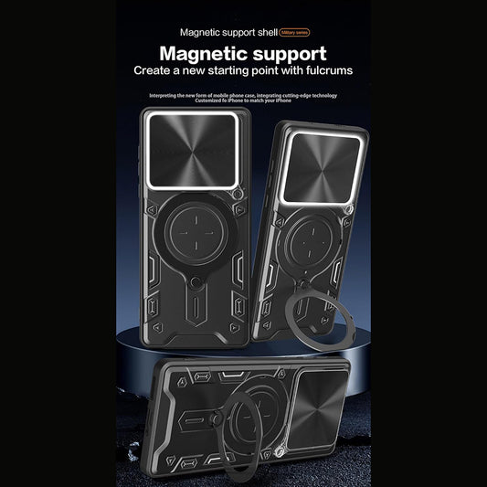 Θήκη για Motorola Edge 70 Pro, Techsuit, CamGuard Pro, Μαύρη