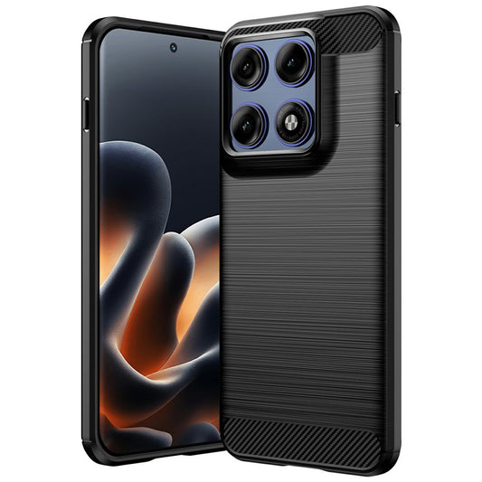 Θήκη για Motorola Edge 70 Pro, Techsuit, Carbon, Μαύρο