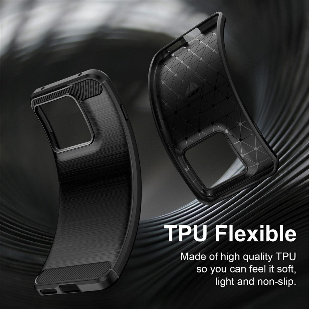 Θήκη για Motorola Edge 70 Pro, Techsuit, Carbon, Μαύρο