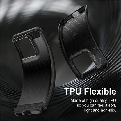 Θήκη για Motorola Edge 70 Pro, Techsuit, Carbon, Μαύρο