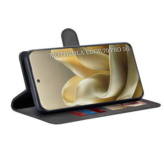 Θήκη για Motorola Edge 70 Pro, Techsuit, Diary Book, Μαύρη