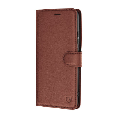 Θήκη για Motorola Edge 70 Pro, Techsuit, Leather Folio, Καφέ