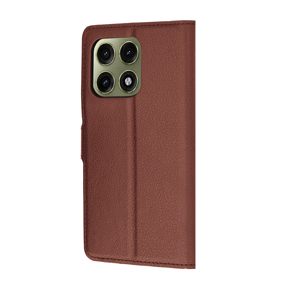 Θήκη για Motorola Edge 70 Pro, Techsuit, Leather Folio, Καφέ