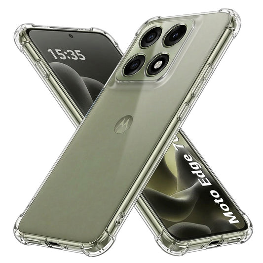 Θήκη για Motorola Edge 70 Pro, Techsuit, Ανθεκτική σε Κρούσεις Διαφανής, Διάφανη