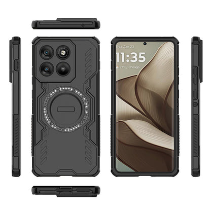 Θήκη MagSafe για Motorola Edge 70, Techsuit, ArmorMag, Μπλε