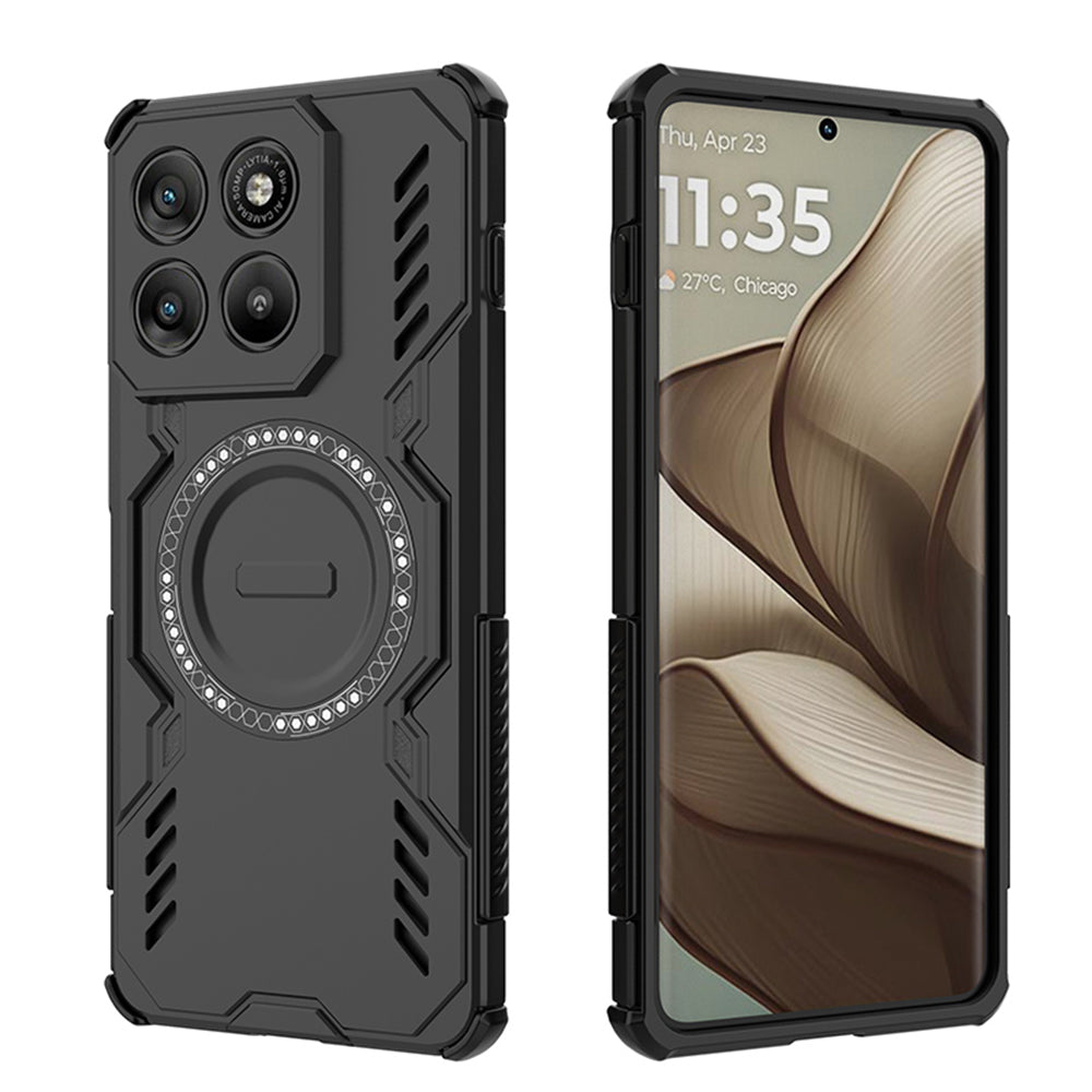 MagSafe Case for Motorola Edge 70, Techsuit, ArmorMag, Black