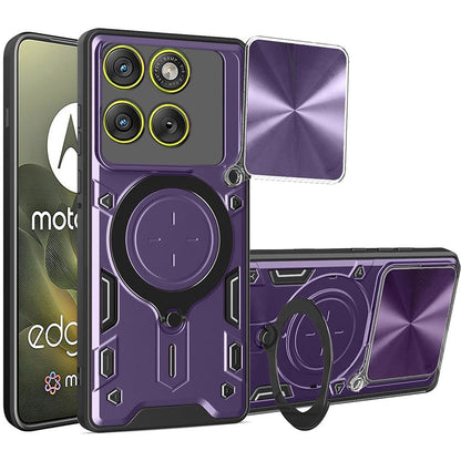 Θήκη για Motorola Edge 70, Techsuit, CamGuard Pro, Μωβ