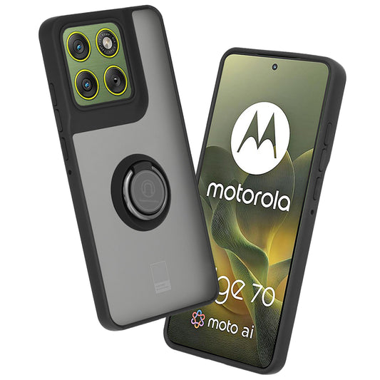 Θήκη για Motorola Edge 70, Techsuit, Glinth, Μαύρη