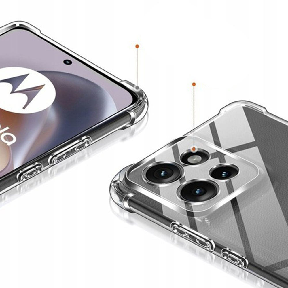 Θήκη για Motorola Edge 70, Techsuit, Shockproof Clear, Διαφανής