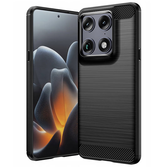 Θήκη για Motorola Edge 70 Ultra / Signature, Techsuit, Καρμπόν, Μαύρη