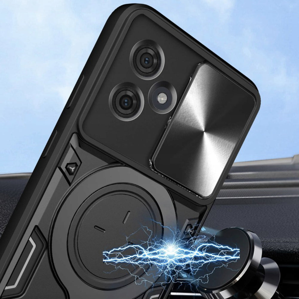 Θήκη για Motorola Moto G86, Techsuit, CamGuard Pro, Μαύρο
