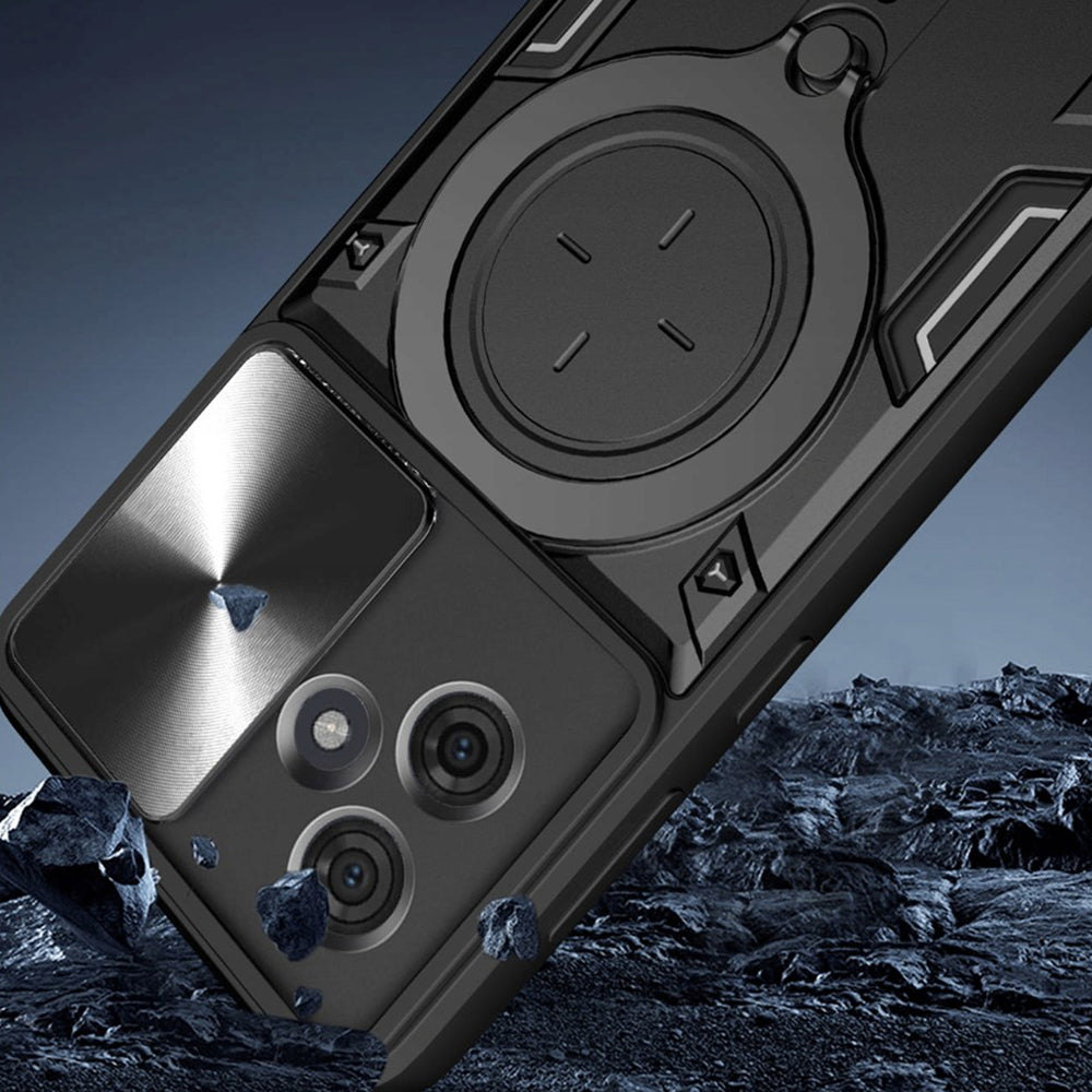 Θήκη για Motorola Moto G86, Techsuit, CamGuard Pro, Μαύρο