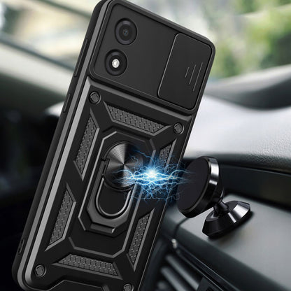 Case for Motorola Moto E13, Techsuit, CamShield, Black