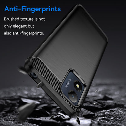 Θήκη για Motorola Moto E13, Techsuit, Carbon, Μαύρο