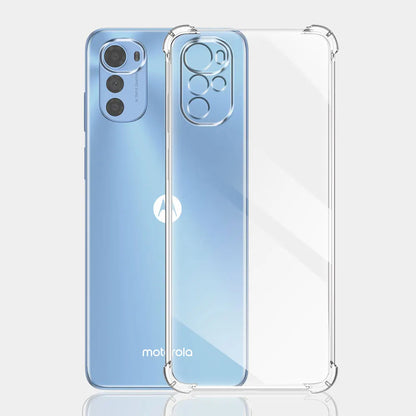 Case for Motorola Moto E32s / E32 / G22, Techsuit, Shockproof Clear, Transparent