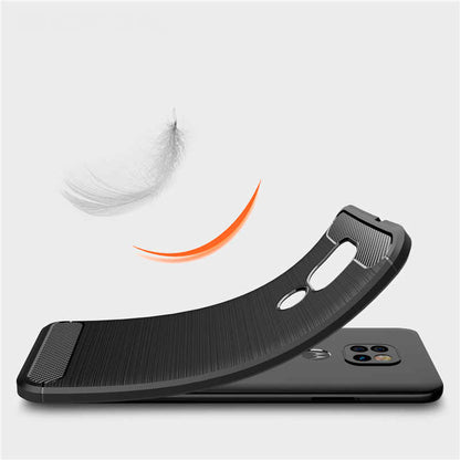 Case for Motorola Moto E7 Plus / G9 Play, Techsuit, Carbon, Black