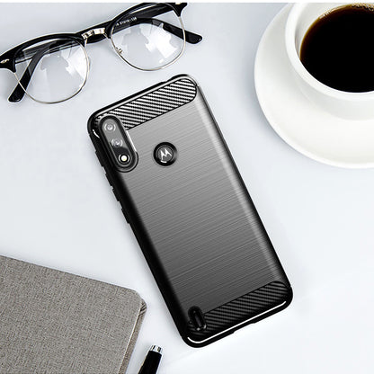Case for Motorola Moto E7i Power / E7 Power, Techsuit, Carbon, Black