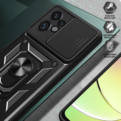 Θήκη για Motorola Moto G04s / E14 / G04 / G24, Techsuit, CamShield, Μπλε