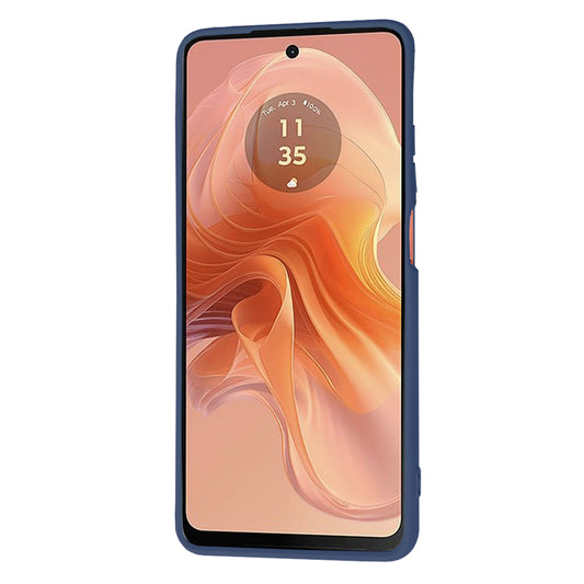 Θήκη για Motorola Moto G04s / E14 / G04, Techsuit, SoftFlex, Μπλε Ναυτικό