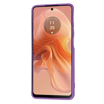 Θήκη για Motorola Moto G04s / E14 / G04, Techsuit, SoftFlex, Μωβ