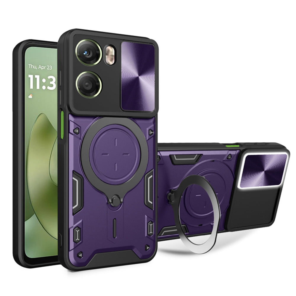 Θήκη για Motorola Moto G06, Techsuit, CamGuard Pro, Μωβ