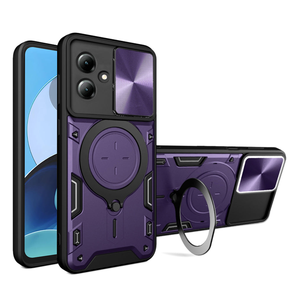 Θήκη για Motorola Moto G14, Techsuit, CamGuard Pro, Μωβ
